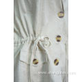 Women's linen casual coat